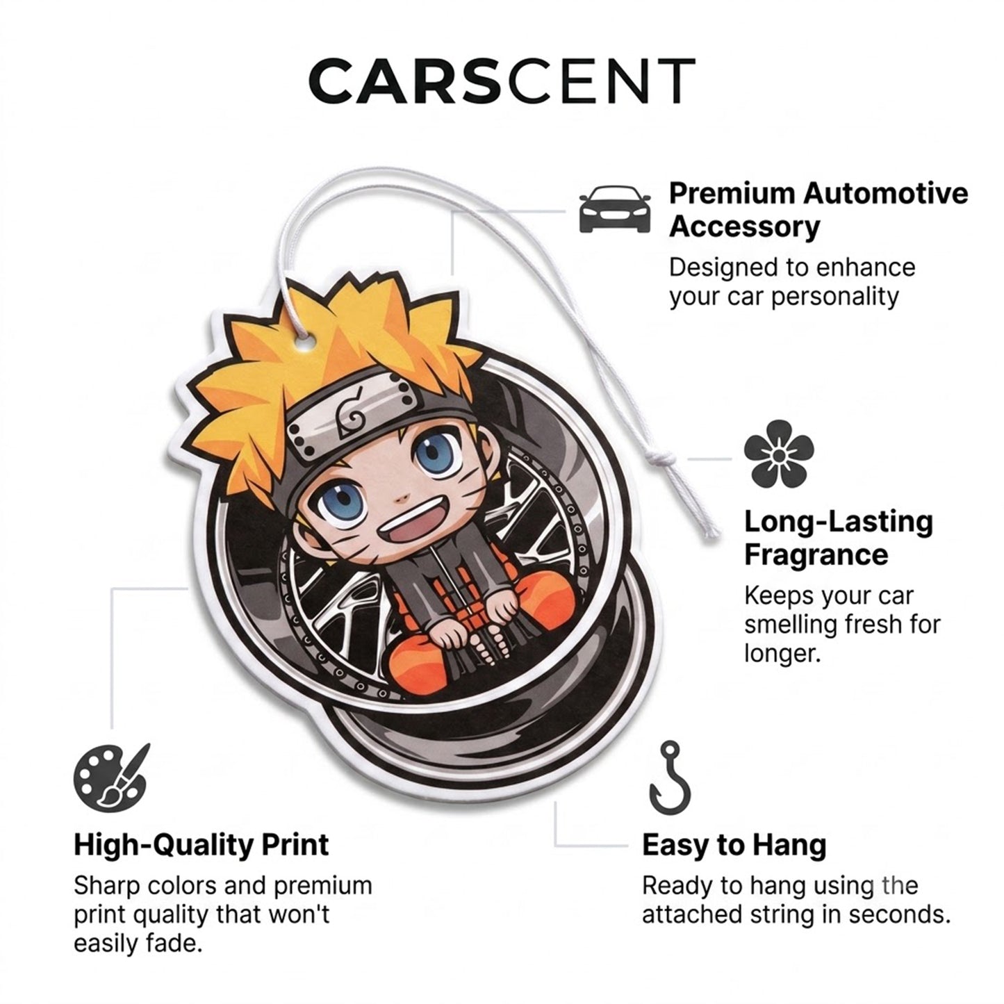 Ninja Driver (Mini Naruto) | Premium Car Freshener