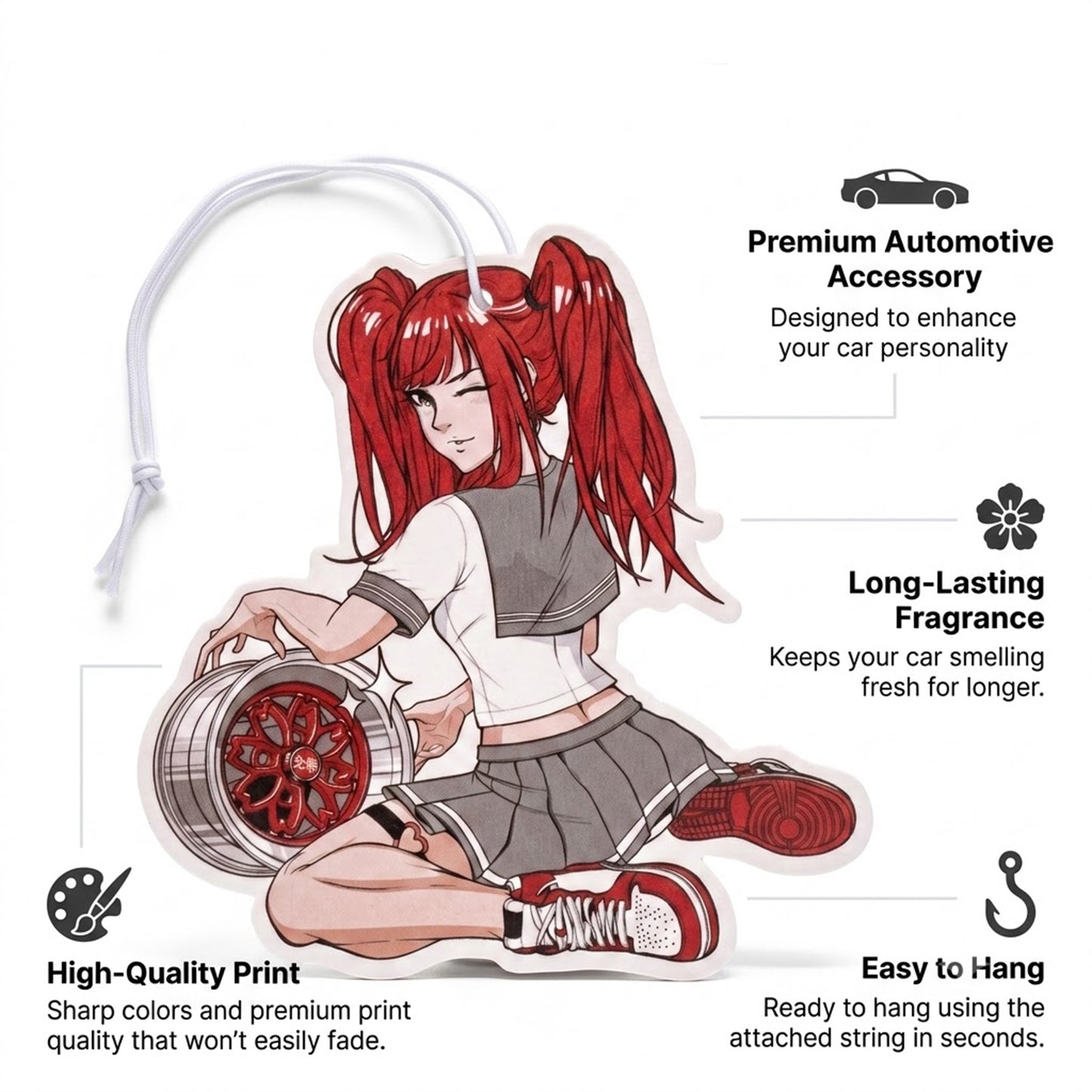 JDM Waifu | Premium Car Freshener